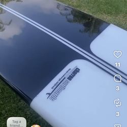 9’-4” Longboard Just Completed (On The Rack Wrapped In Plastic)