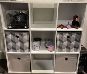 Mainstays 9 Cube Organizer (have 2) - White - OBO
