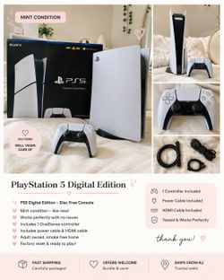 PS5, Digital, Standard