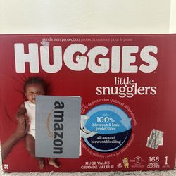 Huggies Little Smugglers Size 1 Diapers 