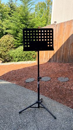 Professional Black Folding Music Stand