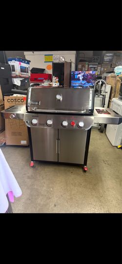 Bbq grill gas propane Weber with side burner