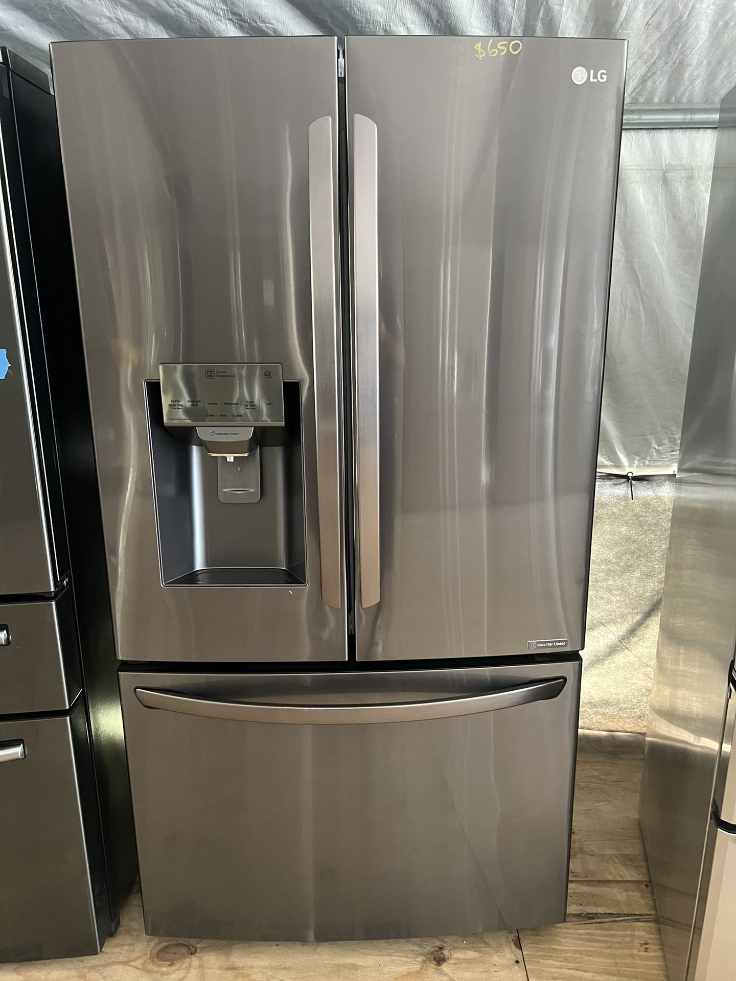 Lg French Door Refrigerator   60 day warranty/ Located at:📍5415 Carmack Rd Tampa Fl 33610📍 