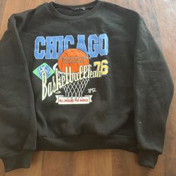 Black Chicago Sweatshirt 
