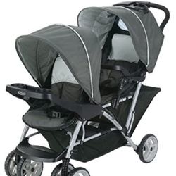 Graco DuoGlider Double Stroller | Lightweight Double Stroller with Tandem Seating, Glacier. $85  Open Box  Conditions   Pick Up Only Bonanza and Lamb 
