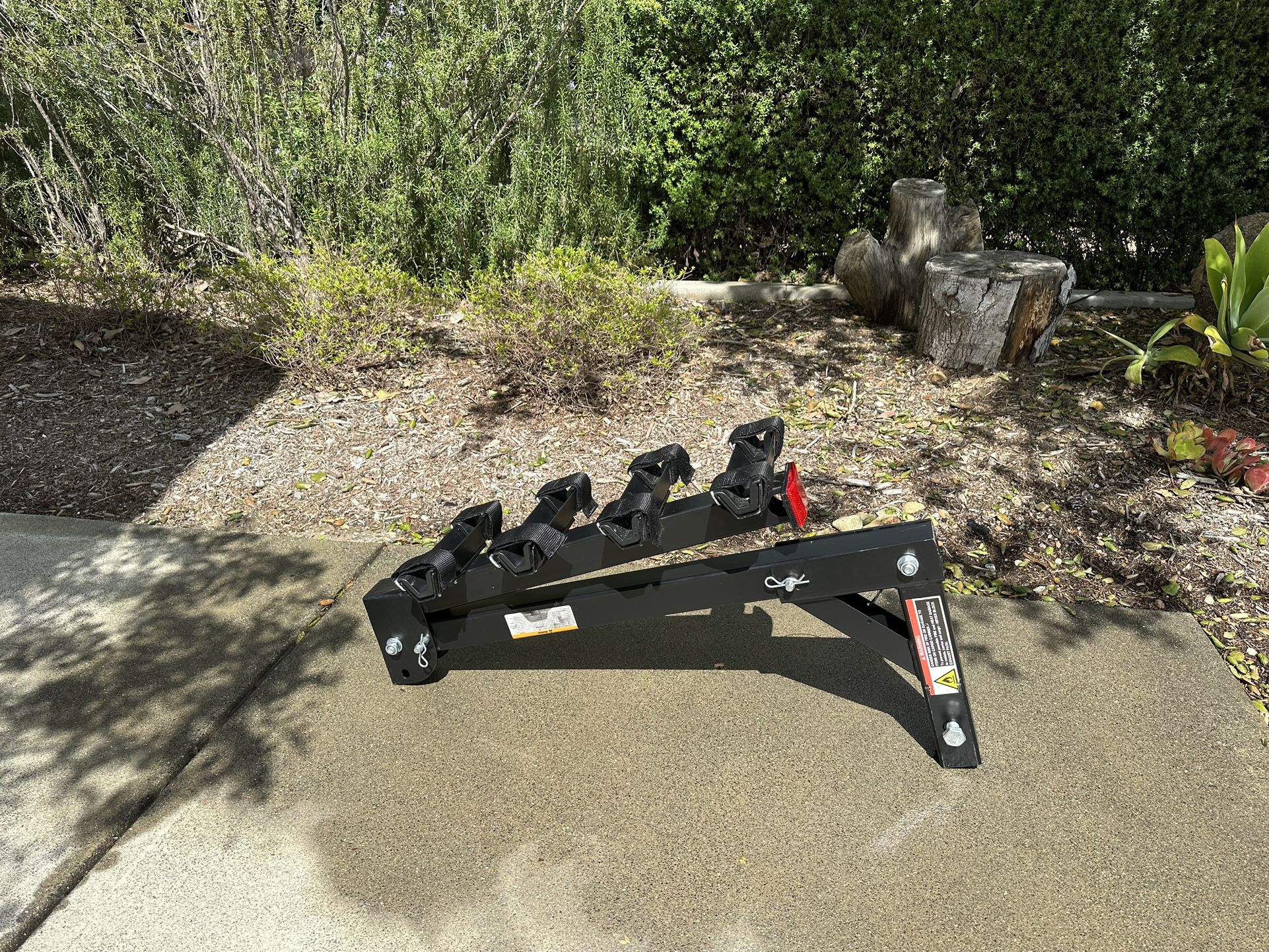 MaxxHaul 70210 Hitch Mount Bike Rack 4-Bike Rack, Black For Cars Trucks SUV's Minivans
