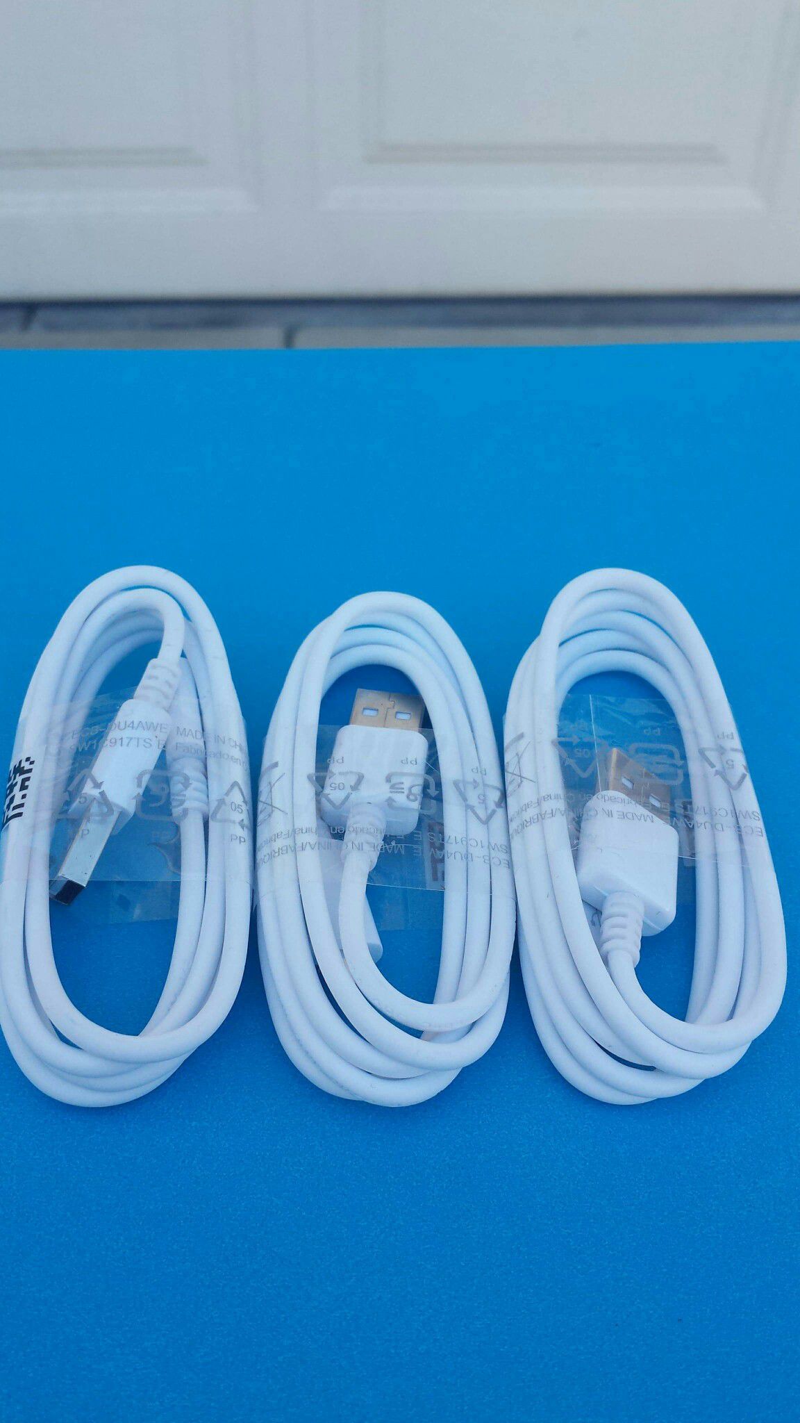 $15 for 3 Samsung Usb Fast Cables