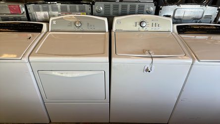 Kenmore Washer and Dryer Set Electric White Large Capacity
