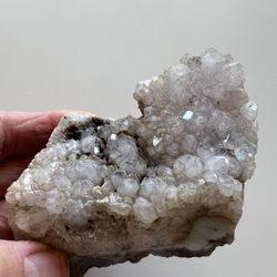 Quartz Crystals And Agate Stone / Rock