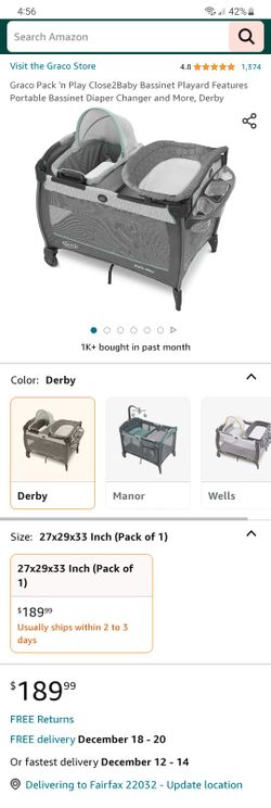 Brand New GRACO Close2baby Pack N Play