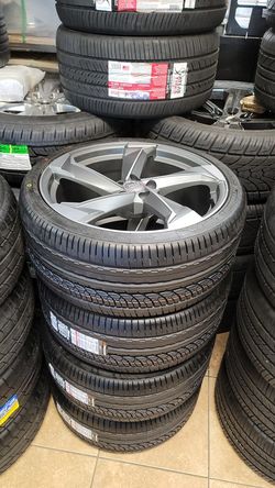 21" AUDI WHEELS RIMS AND TIRES-WE FINANCE 👍👍