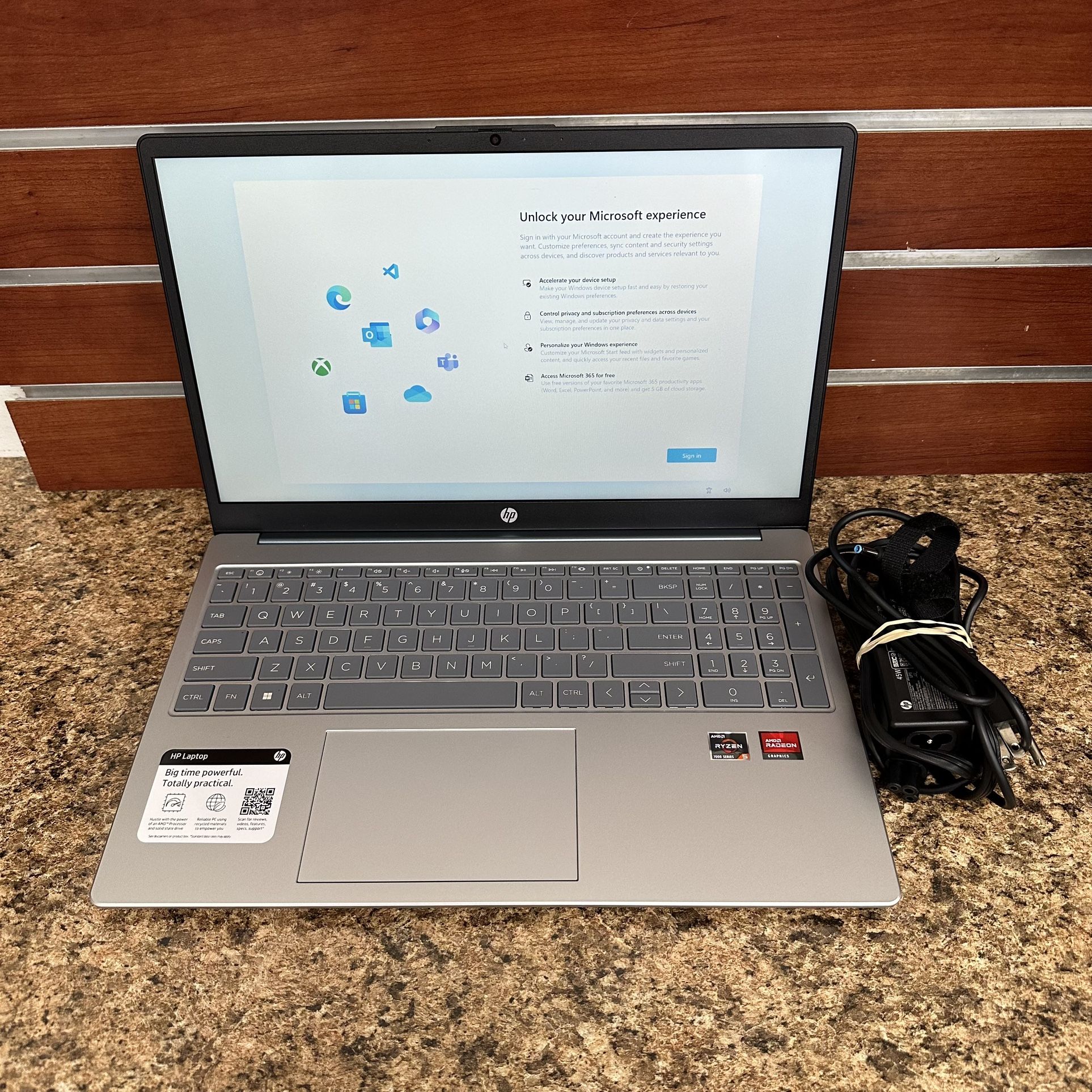 HP 15-FC0037WM RYZEN 5 LAPTOP