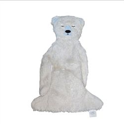 Slumberkins Ivory Polar Bear Snuggler Lovey Plush 16" Stuffed Animal White Baby