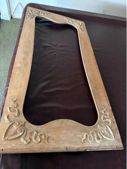 Vintage hand carved frame