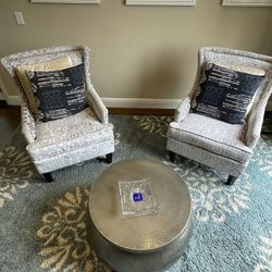 Arm Chairs Set (Cushions Included)