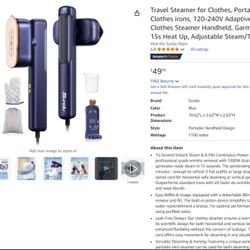 Travel Steamer for Clothes