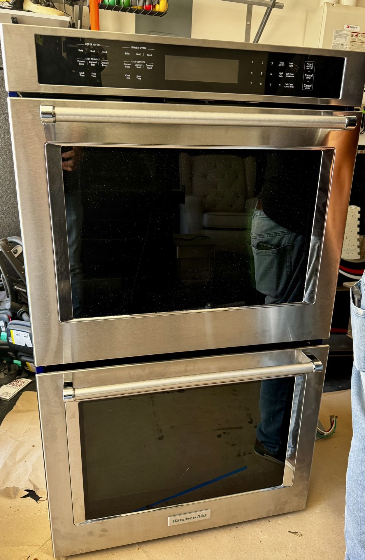 KitchenAid 30" Stainless Steel Double Convection Electric Wall Oven