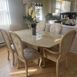 Dining Room Formica Table  And Chairs