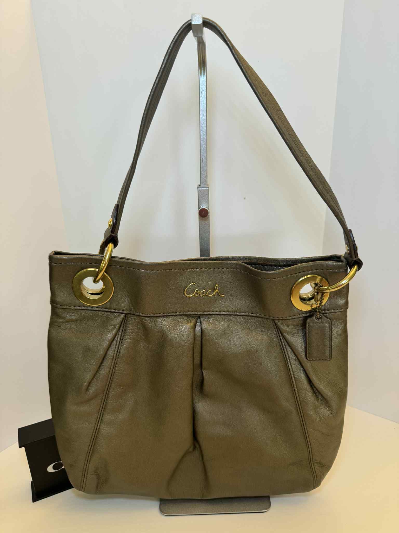 Y2K Coach Ashley Bag  - Metallic Silver 