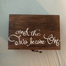 Wedding Ring Holder Box 