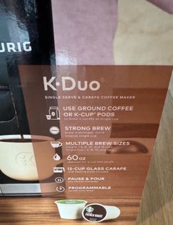 New! Keurig K-Duo Single Serve K-Cup & Carafe Coffee Maker 60oz (Gen 1)