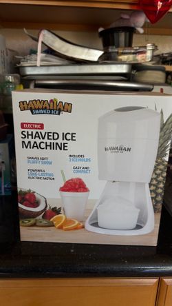 Hawaiian shaved ice machine