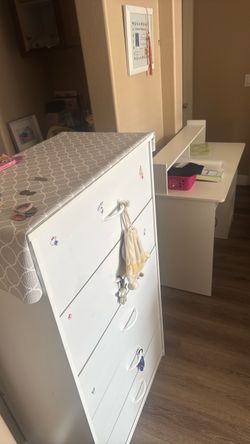 Free Dresser and computer desk.