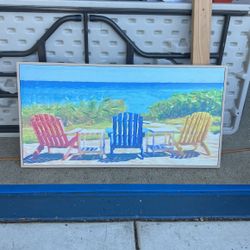 Relaxing Ocean Canvas Painting