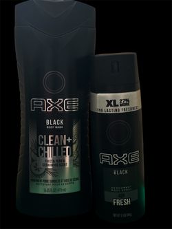 Axe Body Wash, Axe Body Spray and Sample of Montblanc Explorer Ultra Blue