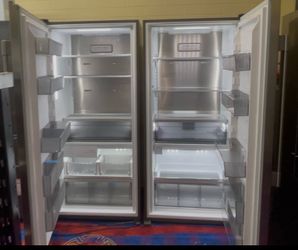Frigidaire 66” Set Column Freezer and Fridge Stainless Steel