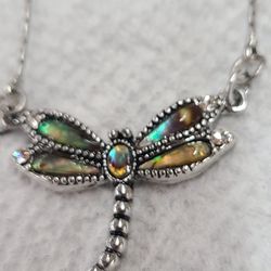 MARCASITE ABALONE DRAGONFLY 