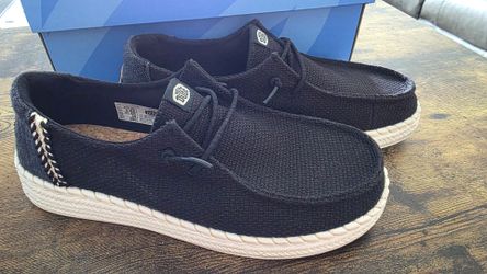 Hey Dude black casual shoes US Women's 10/ Men's 8