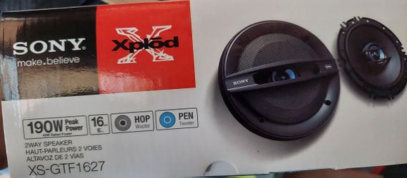 Sony 6.5"  190 Watts 2 Way Brand New 