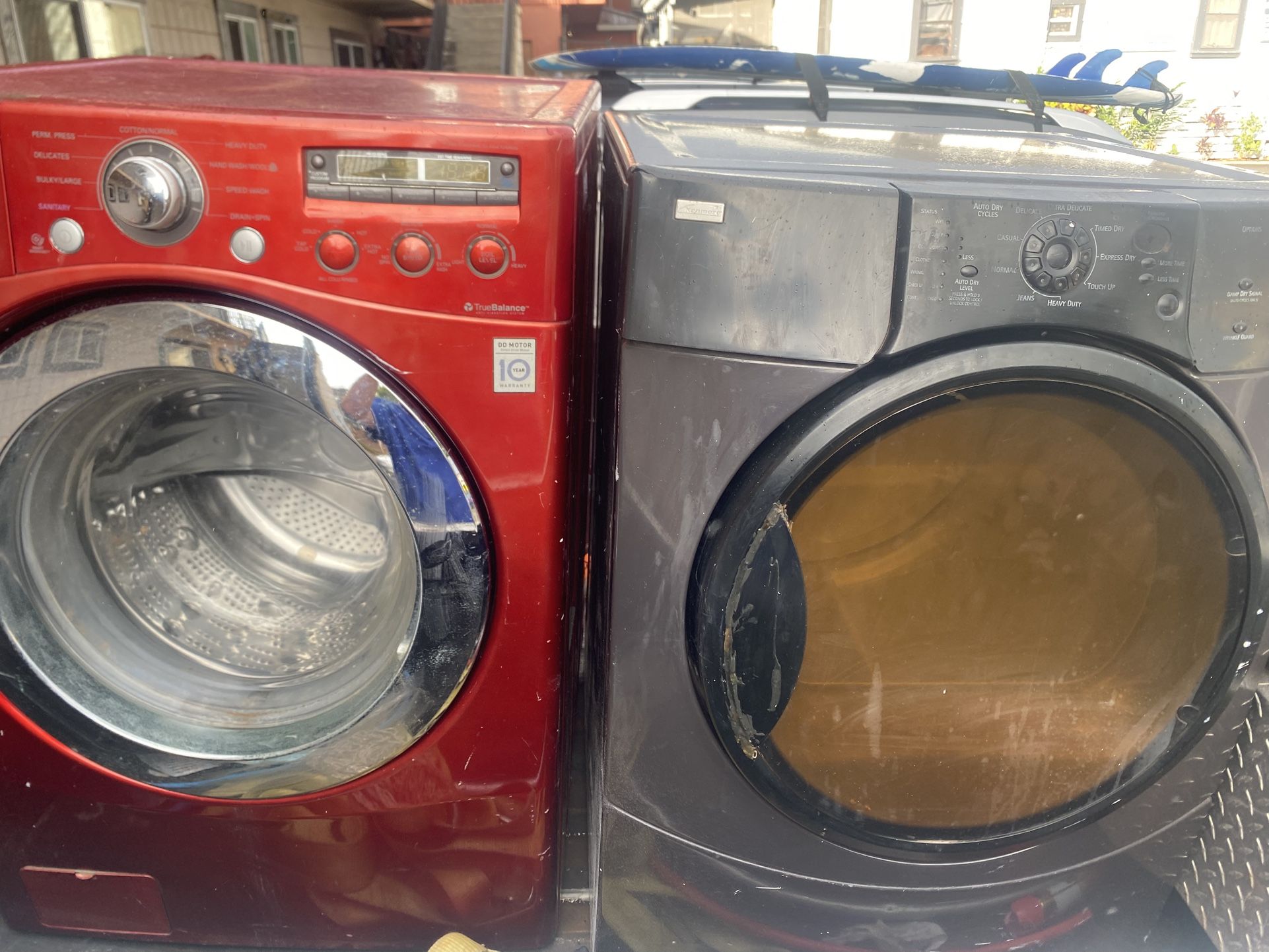 Delivered Washer And Dryer