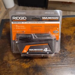 Ridgid Max Output 4Ah Lithium Ion Battery