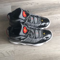 Jordan 6 Rings Red Black And Yellow (9.5) 