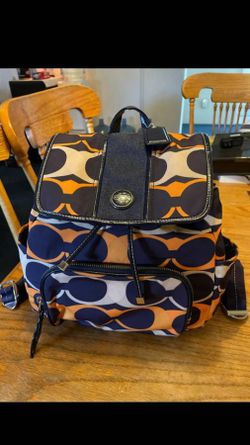 Nice Coach Cargo Great Size Backpack Super Clean All Around