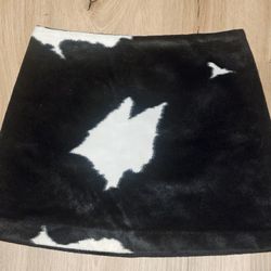 Bebe Animal Cow Print Women's Skirt