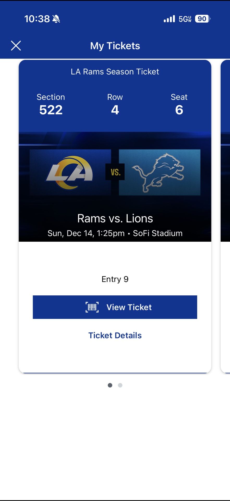 Rams Vs Lions