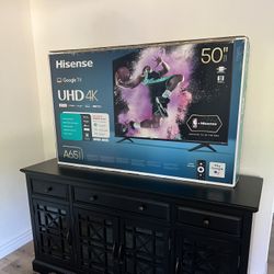 Hisense 50” UHD 4K Smart TV (A65 Series) – Like New in Box