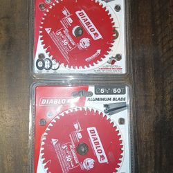 (2) 5 1/2 50T SAW BLADES 