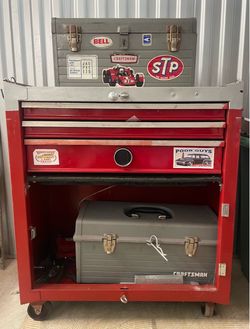 Rolling Tool Cabinet with Drawers
