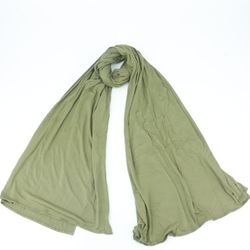 Womens Olive Green Premium Jersey Hijab