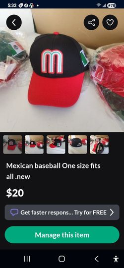 Mexican baseball caps new
