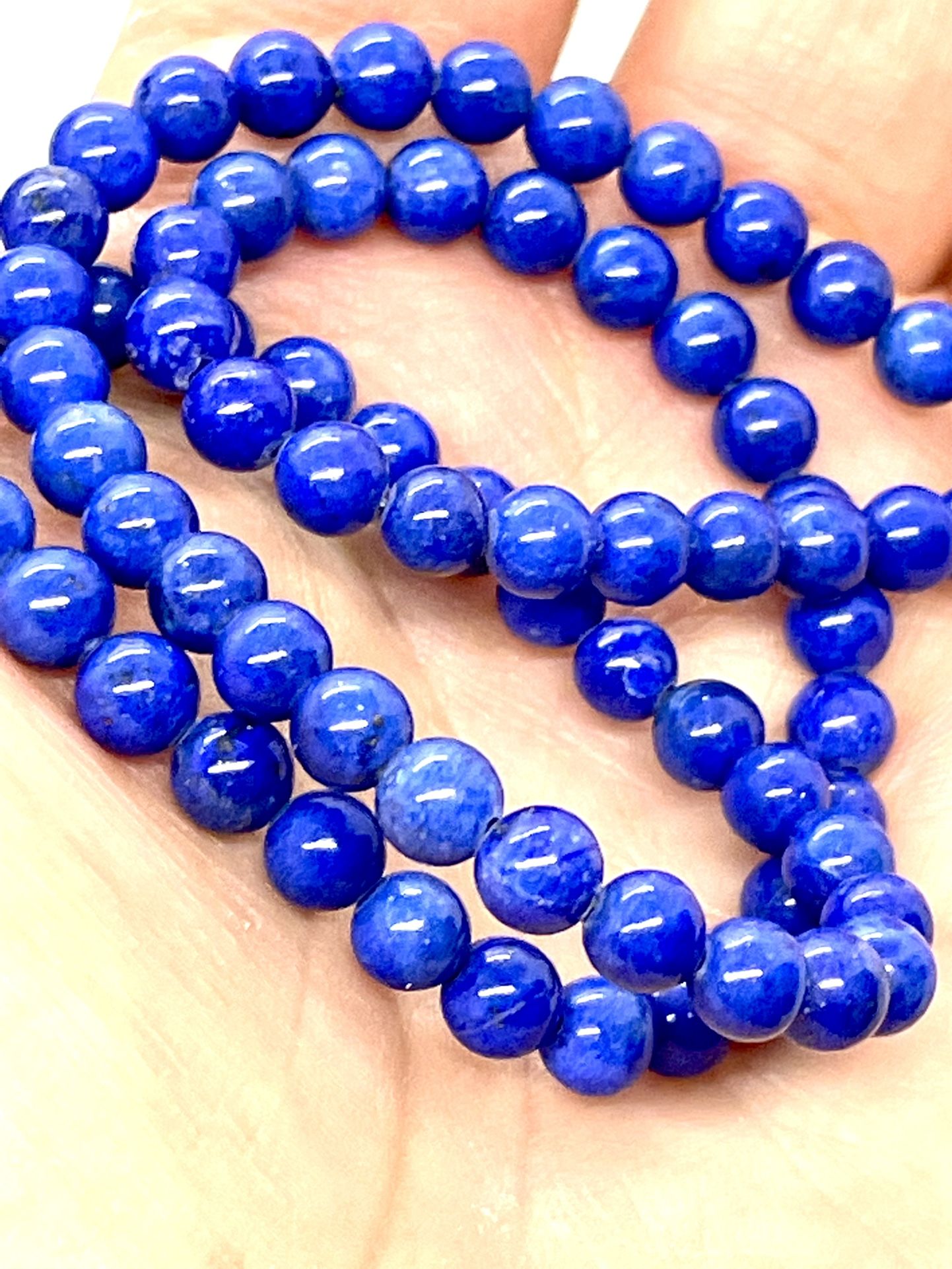 Strand Of 5mm Lapis Lazuli Beads 