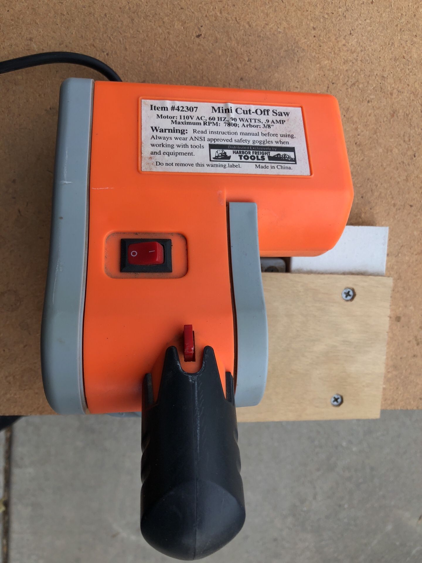 Harbor Freight Mini Cut Off Saw 42307