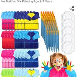 Kids Smocks And Art Sets