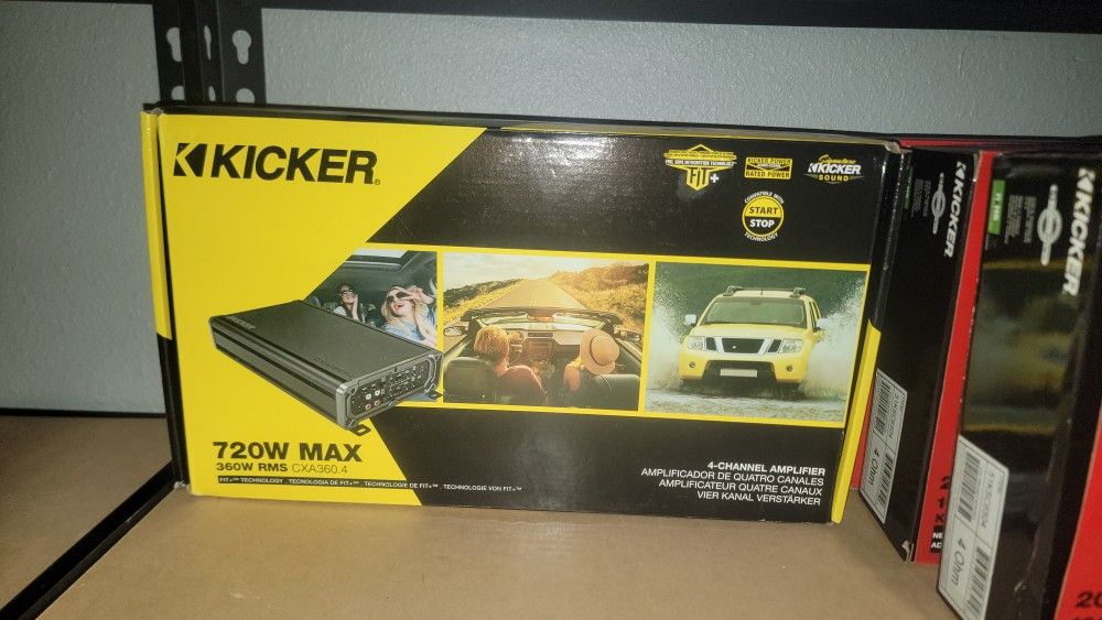Kicker 720w 4ch Amp