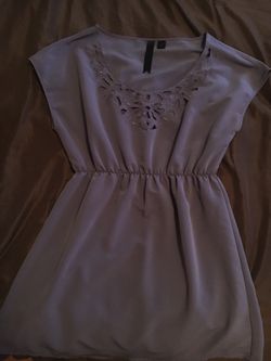 Petticoat alley purple short dress size medium