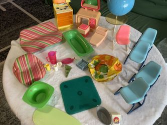 Barbie Mattel Inc 1977 Furniture Lot